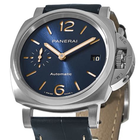 panerai luminor due 42mm automatic blue dial men's watch pam00927|Panerai Luminor Due PAM 1124 42mm Automatic.